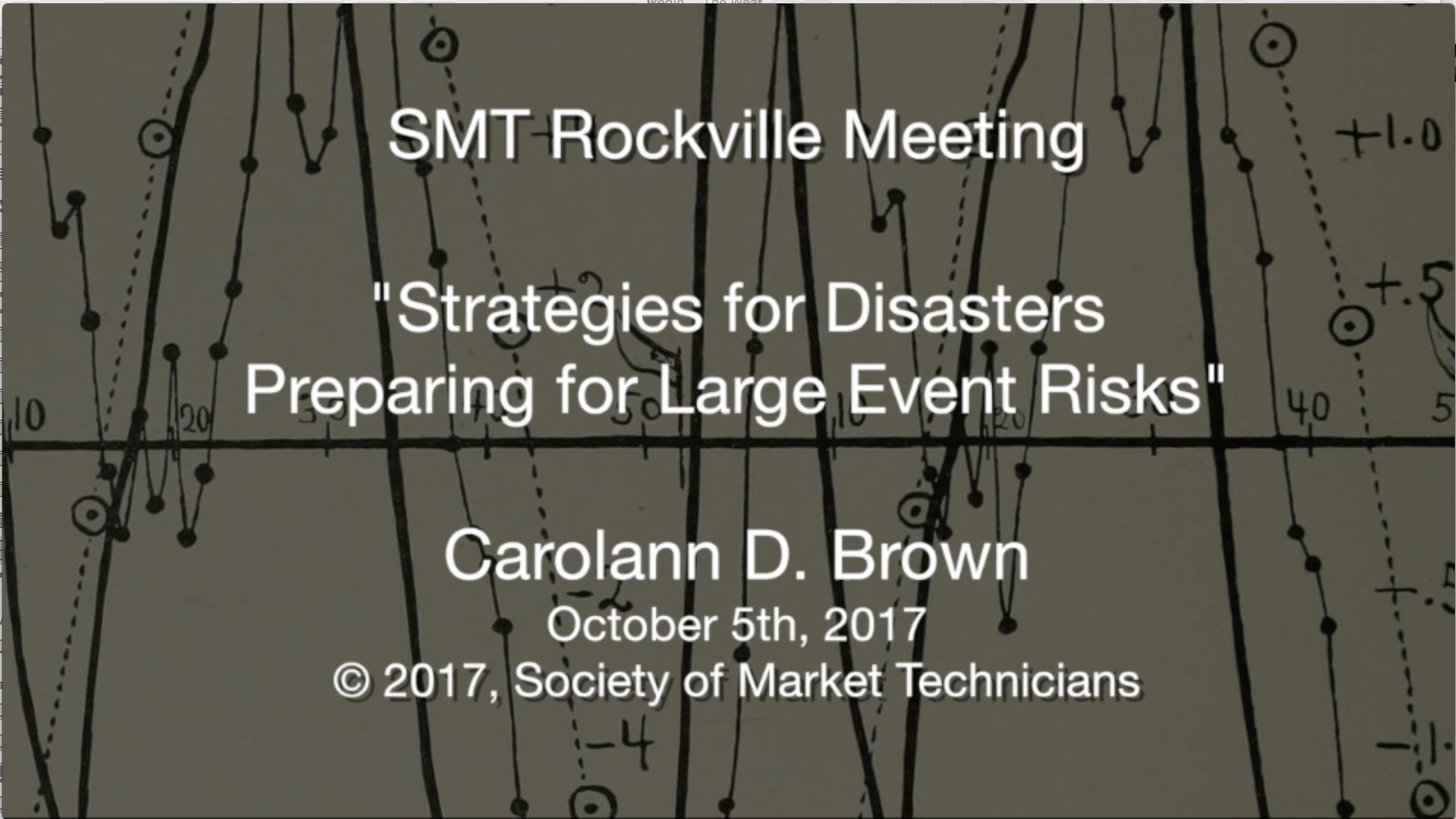 Strategies For Disasters – Preparing for Large Event Risks