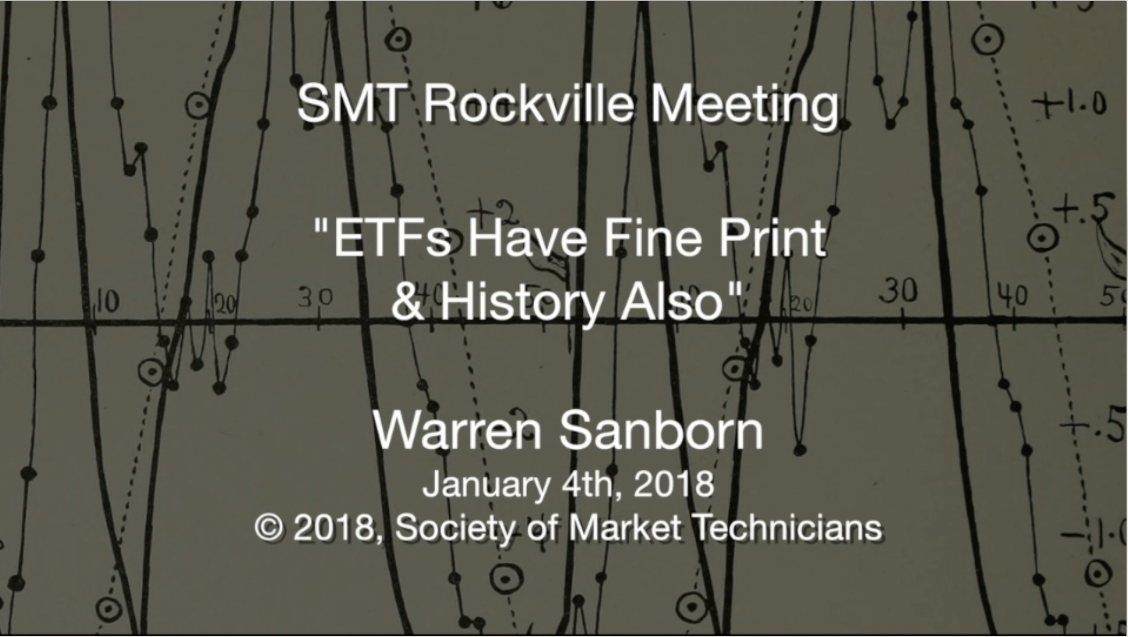 ETFs Have Fine Print And History Also